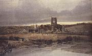 Thomas Girtin Kirkstall Abbey,Yorkshire-Evening (mk47) oil painting artist